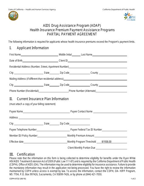 MAP PAYMENT FORM (Medical Assistance Program).